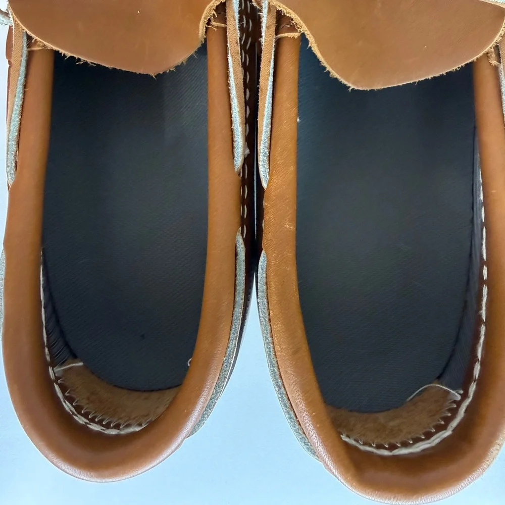 L.L. Bean Rubber Mocs Bean Boots Low Top Duck Shoe Rain Made in USA Mens 8 06009